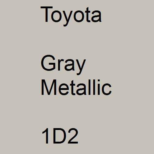 Toyota, Gray Metallic, 1D2.